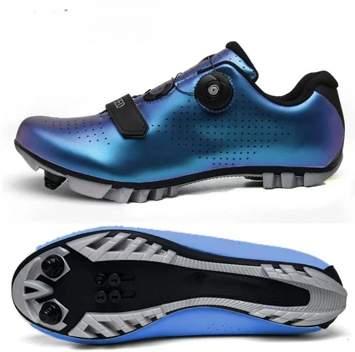 Nauji unisex dviračių sportbačiai su plokštele vyrams ir moterims, skirti plento, kalnų dviračių ir MTB lenktynėms, SPD – Zapatillas Ciclismo MTB