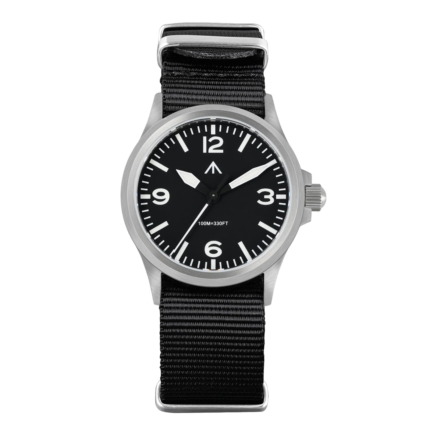 Militado ML18 36mm Men Watch VH31 Quartz Movement Watches Luminous Sapphire Double Domed Crystal Waterproof Vintage Wristwatch