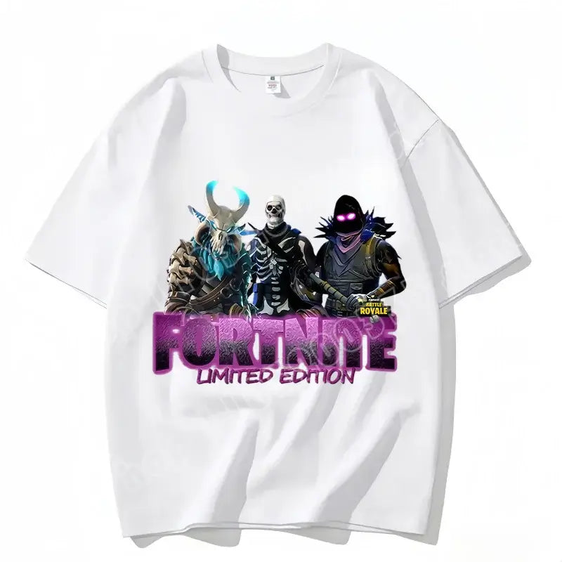 Fortnite majica s okruglim izrezom, uniseks za odrasle, gaming plesna moda, nova, od čistog pamuka, kratkih rukava, savršena za ležerno nošenje i odmor