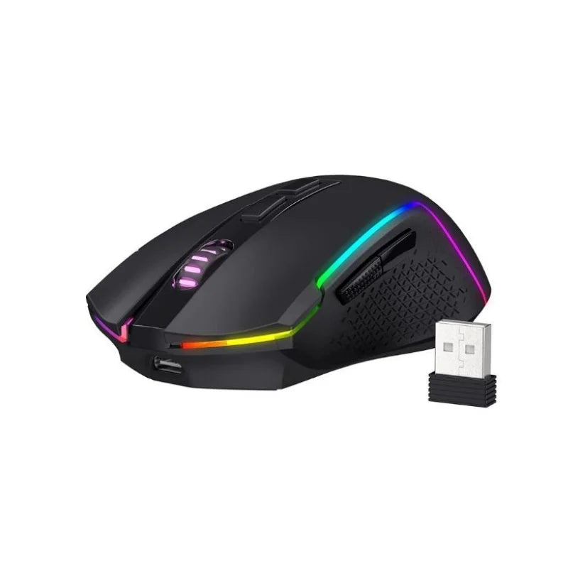 Redragon M693 ασύρματο/ενσύρματο BT & 2.4G Bluetooth gaming ποντίκι 8000 DPI με σύνδεση 3 λειτουργιών και οπίσθιο φωτισμό RGB για PC/Mac/Laptop