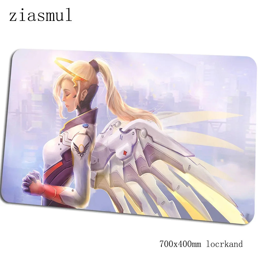 overwatch mouse pad Gorgeous Computer mat 70x40cm gaming mousepad large xl padmouse keyboard games pc gamer desk
