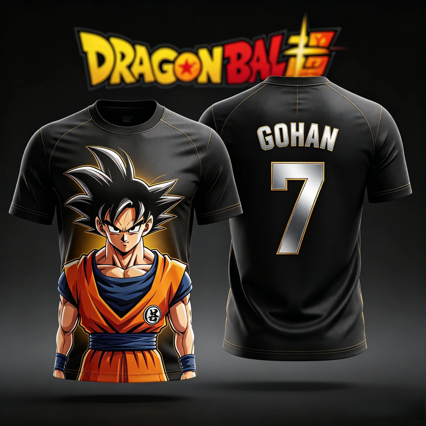 2026 Summer Dragon Ball Retro Fitness T-shirt Men's Oversized 3D Printed Short-sleeved Family Unisex Children's Sports Shirt