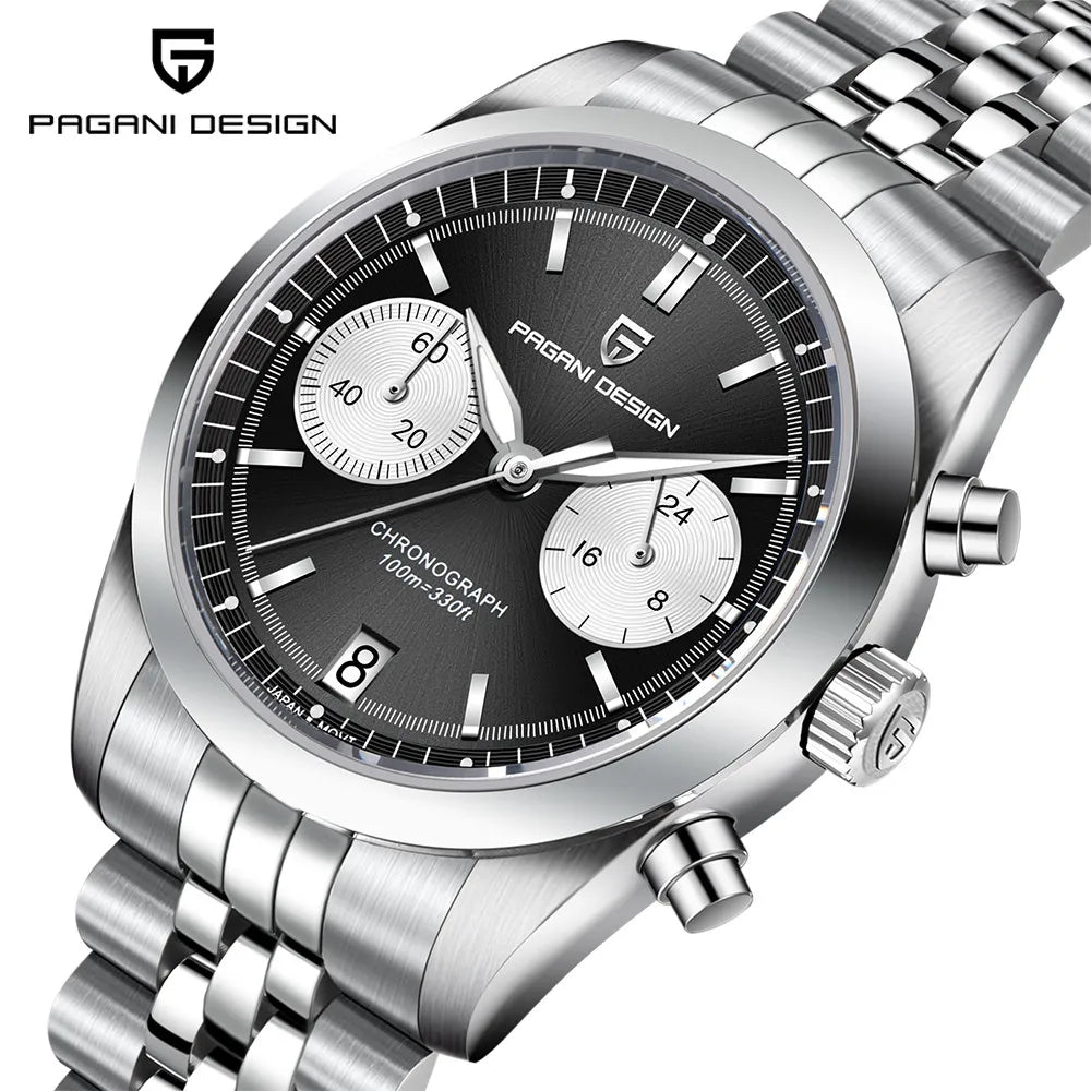 PAGANI DESIGN Pilot Men's Quartz Watches Sports Waterproof Wristwatch Sapphire Automatic Watch Men's Watch PD1775