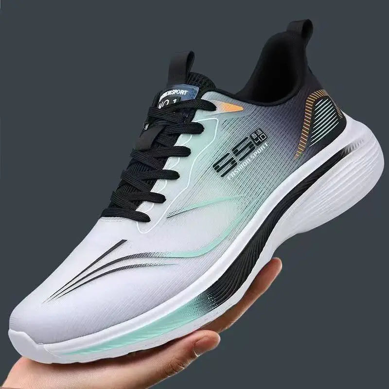 Breathable Mesh Men's Lightweight Casual Sneakers Non-Slip Soft Sole Running Shoes for Spring and Summer