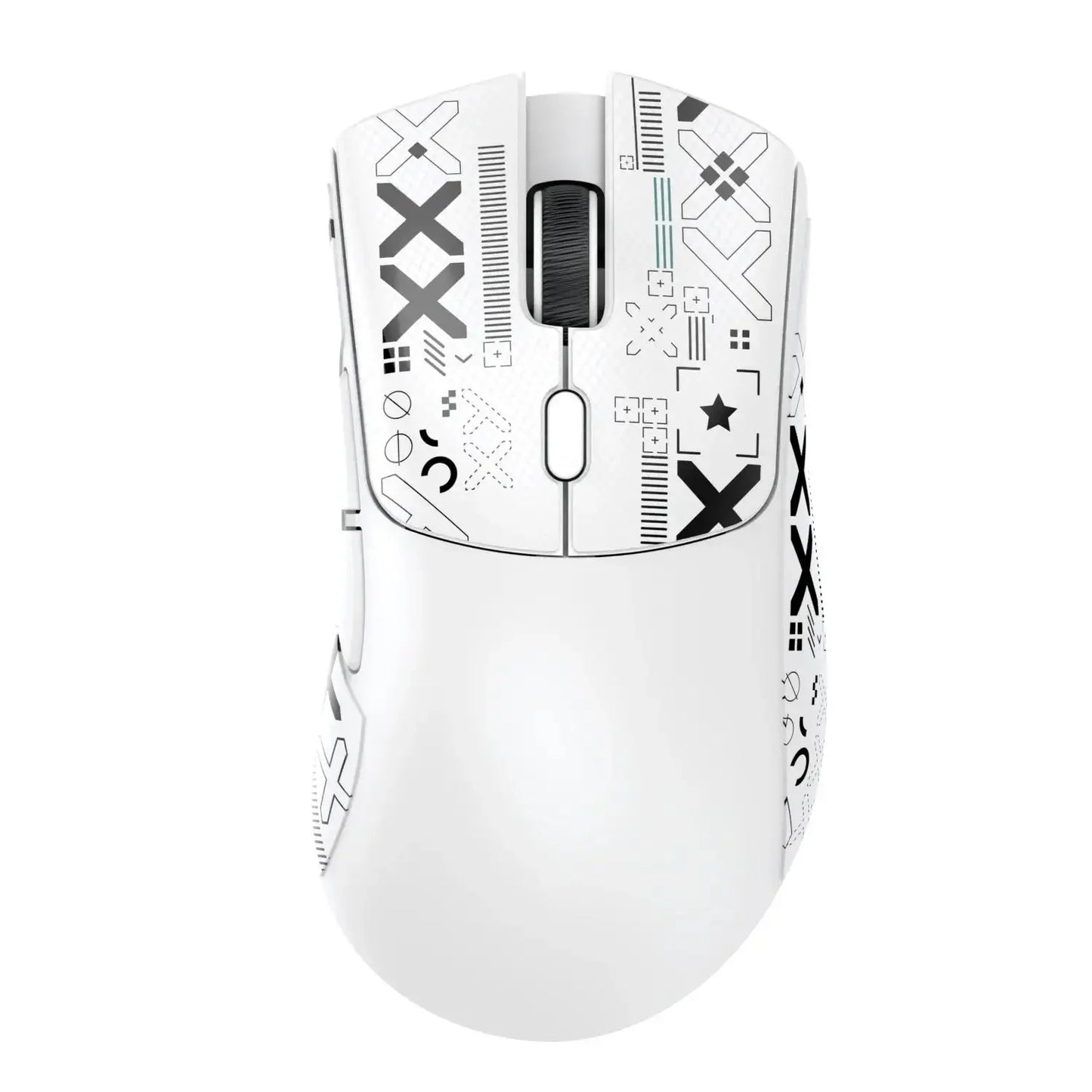 Attack Shark R1 bezdrôtová herná myš, trojrežimová 2.4G Bluetooth/káblová, 18K DPI, 1000Hz, senzor PAW3311, ľahká 59g, nabíjateľná