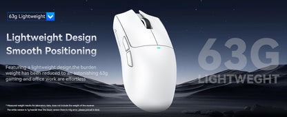 ATTACK SHARK X11 Wireless Gaming Mouse with Charging Dock, PixArt PAW3311 Gaming Sensor, BT/2.4G Wireless/Wired