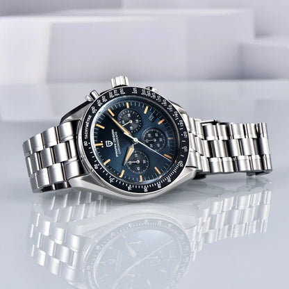 2026 New PAGANI DESIGN V6 Moon Men's Watch Speed Sports Chronograph Quartz Watch Men AR Sapphire Ceramic Bezel Safe Clock