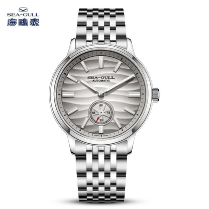 Seagull Natural Series 39.5mm Men's Watch Automatic Mechanical Watches Luminous Stainless Steel Sapphire Bracelet 2026 New 6180