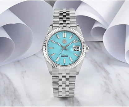 San Martin 36.5mm Men Dress Watch Top Brand Luxury Automatic Mechanical Fashion Couples Watches Sapphire Waterproof 100m BGW9
