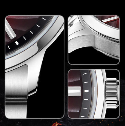 Seagull Natural Series 39.5mm Men's Watch Automatic Mechanical Watches Luminous Stainless Steel Sapphire Bracelet 2026 New 6180