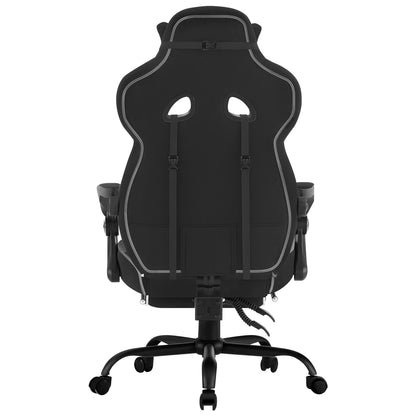 WOLTU Rotatable Computer Armchair Swivel Gaming Chair with Pocket Spring Cushion Ergonomic Office Chair Wide Seat Footrest