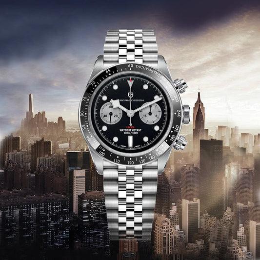 2026 New PAGANI Panda DESIGN Mens Watch Luxury Quartz Speed Sports Chronograph Watch Men AR Sapphire Luminous water lock