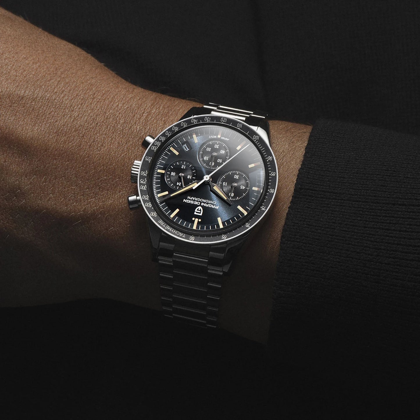 PAGANI DESIGN 2026 New CK2988 Moon Watches Retro Top Luxury Quartz Watch For Men Sapphire glass Speed Chronograph Wristwatch Men