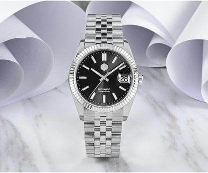 San Martin 36.5mm Men Dress Watch Top Brand Luxury Automatic Mechanical Fashion Couples Watches Sapphire Waterproof 100m BGW9