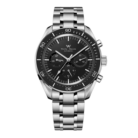WM Watch Automatic Mechanical Watch 200M Waterproof Casual Classic Business Welly Merck Men Watches 170M-WM