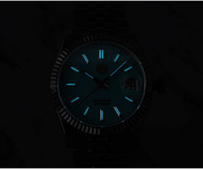 San Martin 36.5mm Men Dress Watch Top Brand Luxury Automatic Mechanical Fashion Couples Watches Sapphire Waterproof 100m BGW9