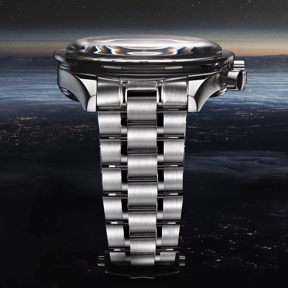 PAGANI DESIGN Nouvelle CK2988 Moon Watches Montre rétro de luxe à quartz pour homme Verre saphir Chronographe de vitesse Montre-bracelet pour homme