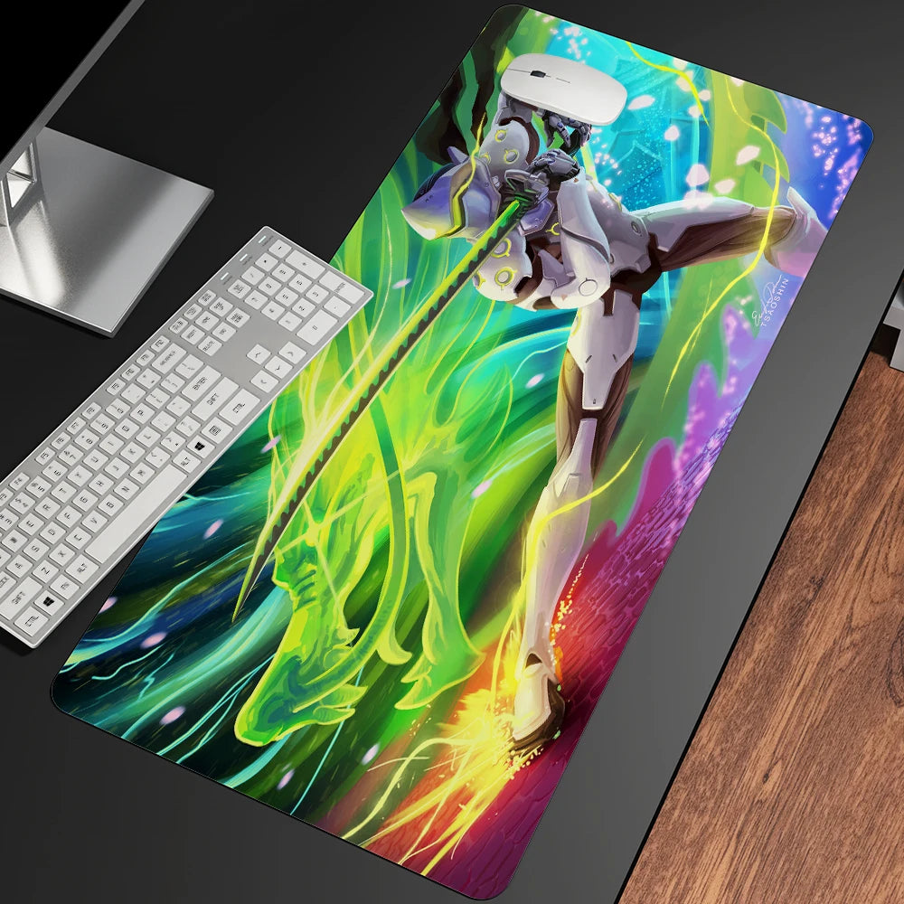 XXL Gaming Anime Mouse Pad Large Mouse Mat Girl Keyboard Computer PC  Edge Desk Mat For Overwatch/cs Go Gamer Mousepad