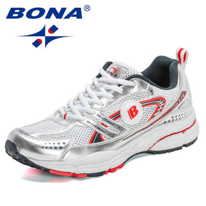 BONA Νέα Μοντέρνα Αθλητικά Παπούτσια Running για Άνδρες, Διαπνέοντα Παπούτσια Walking και Sports, Ανδρικά Sneakers Jogging με Μαλακή Εφαρμογή