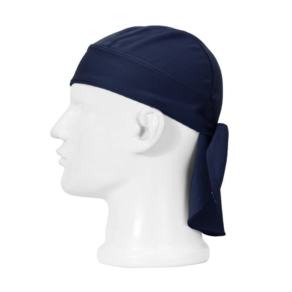 Cycling Hat Under Helmet Quick Dry Pure Cycling Cap Head Scarf Summer Men Running Riding Bandana Headscarf Ciclismo Pirate Cap