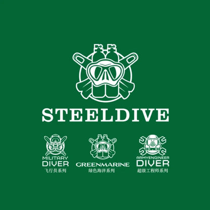 STEELDIVE Brand Classic Design SD1972 45mm Case Ceramic Bezel Sapphire Glass NH36 Automatic Movement Day and Date Sports Watches