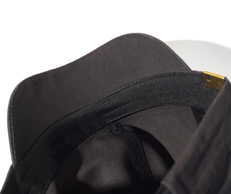 Casquette de baseball à visière courte en coton pour homme et femme, casquette « dad hat » vintage souple, style trucker ajustable, casquettes à profil bas