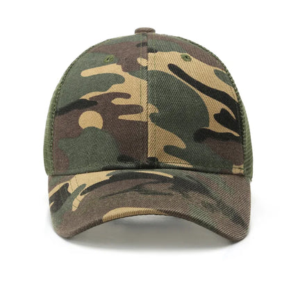 Sommer 3–10 Jahre Eltern-Kind-Set Camouflage-Mesh-Baseballkappen für Babys, Outdoor, Freizeit, Sonnenschutz, atmungsaktiv, Sonnenschutz T30