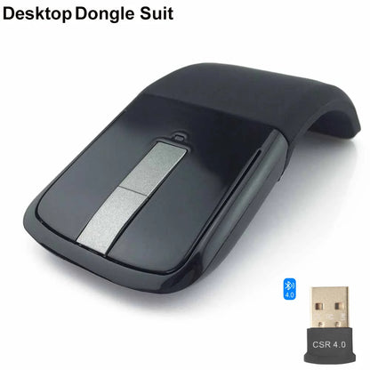 Bluetooth Wireless Arc Touch Mouse For Microsoft PC Laptop 1200DPI Optical Folding Mause Slim Notebook Gaming Computer Mice