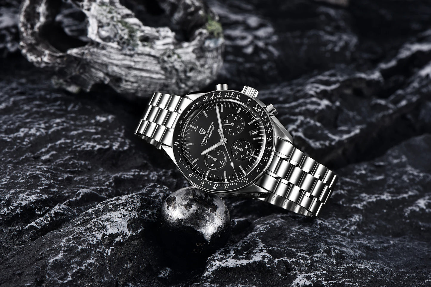 PAGANI DESIGN 2026 New CK2988 Moon Watches Retro Top Luxury Quartz Watch For Men Sapphire glass Speed Chronograph Wristwatch Men