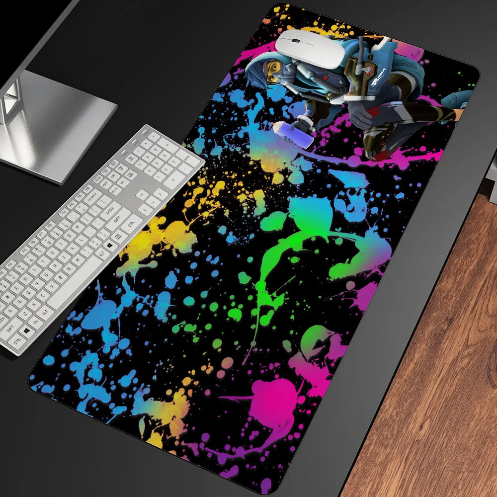 XXL Gaming Anime Mouse Pad Large Mouse Mat Girl Keyboard Computer PC  Edge Desk Mat For Overwatch/cs Go Gamer Mousepad