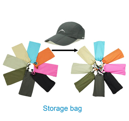 Spring Summer Outdoor Sport Baseball Cap Quick Drying Hat Unisex Waterproof Breathable Cap Foldable Cycling hat Sun Protection