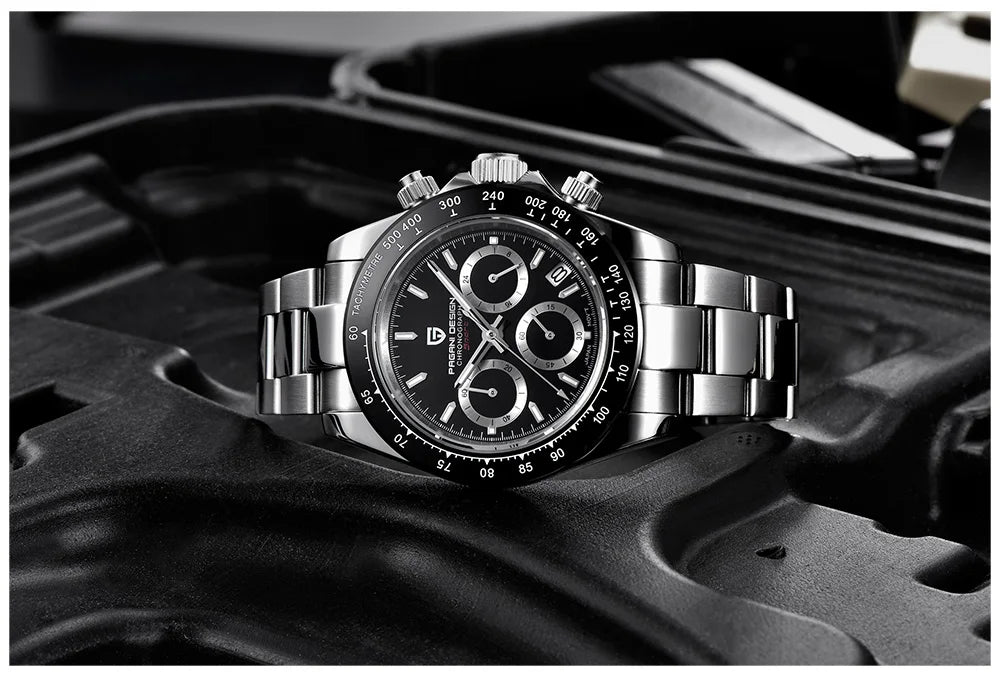 PAGANI DESIGN 2026 New Sport Chronograph Top Brand Luxury Quartz Watch For Men Sapphire crystal  Automatic Date Wrist watch Men