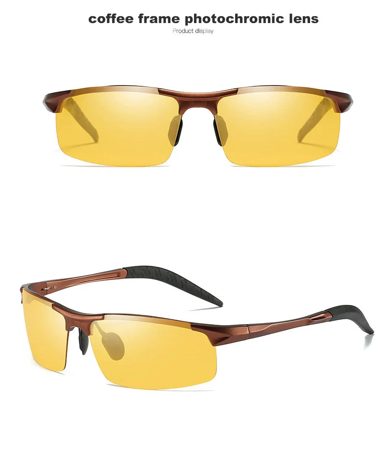 Top Anti-glare Day Night Vision Glasses For Driving Men Polarized Sunglasses Photochromic Driver Goggles Glasses zonnebril heren