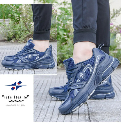 BONA Νέα Μοντέρνα Αθλητικά Παπούτσια Running για Άνδρες, Διαπνέοντα Παπούτσια Walking και Sports, Ανδρικά Sneakers Jogging με Μαλακή Εφαρμογή