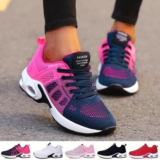 Damskie buty do biegania, oddychające buty casualowe, lekkie sportowe buty outdoorowe, sneakersy do chodzenia na co dzień, Tenis Feminino