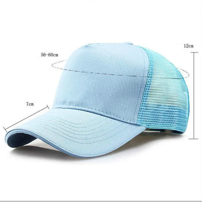 COKK Baseballkappe Herren Snapback Mesh-Kappen Damen Hüte für Herren Casquette Bone Lässig Schwarz Verstellbarer Sonnenhut Trucker Atmungsaktiv