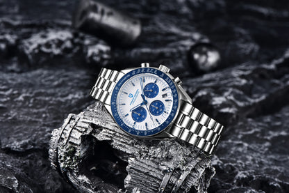 PAGANI DESIGN Nouvelle CK2988 Moon Watches Montre rétro de luxe à quartz pour homme Verre saphir Chronographe de vitesse Montre-bracelet pour homme