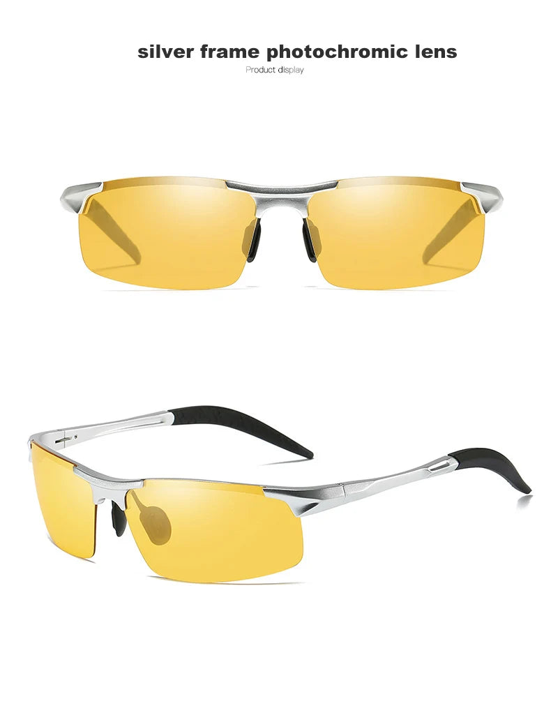 Top Anti-glare Day Night Vision Glasses For Driving Men Polarized Sunglasses Photochromic Driver Goggles Glasses zonnebril heren