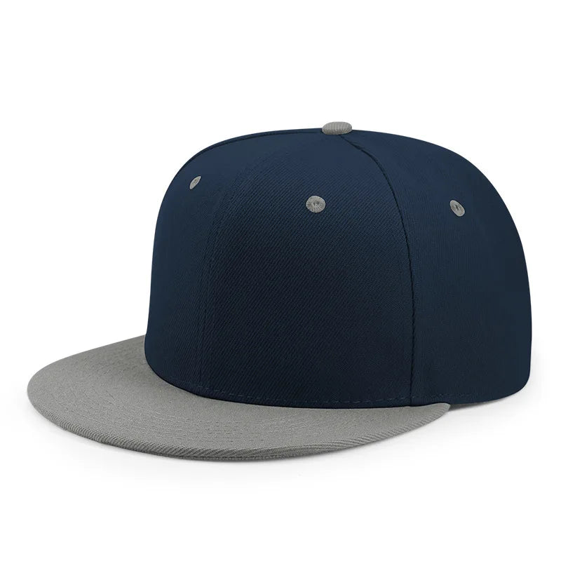 Großhandel: 40 Farben, verstellbare Snapback-Kappen mit flachem Schirm, Damen-Mode, Polyester, einfarbige Baseballmützen, Herren, Hip-Hop, unbedruckte Sportmützen