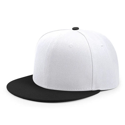 Großhandel: 40 Farben, verstellbare Snapback-Kappen mit flachem Schirm, Damen-Mode, Polyester, einfarbige Baseballmützen, Herren, Hip-Hop, unbedruckte Sportmützen