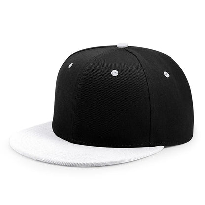 Großhandel: 40 Farben, verstellbare Snapback-Kappen mit flachem Schirm, Damen-Mode, Polyester, einfarbige Baseballmützen, Herren, Hip-Hop, unbedruckte Sportmützen