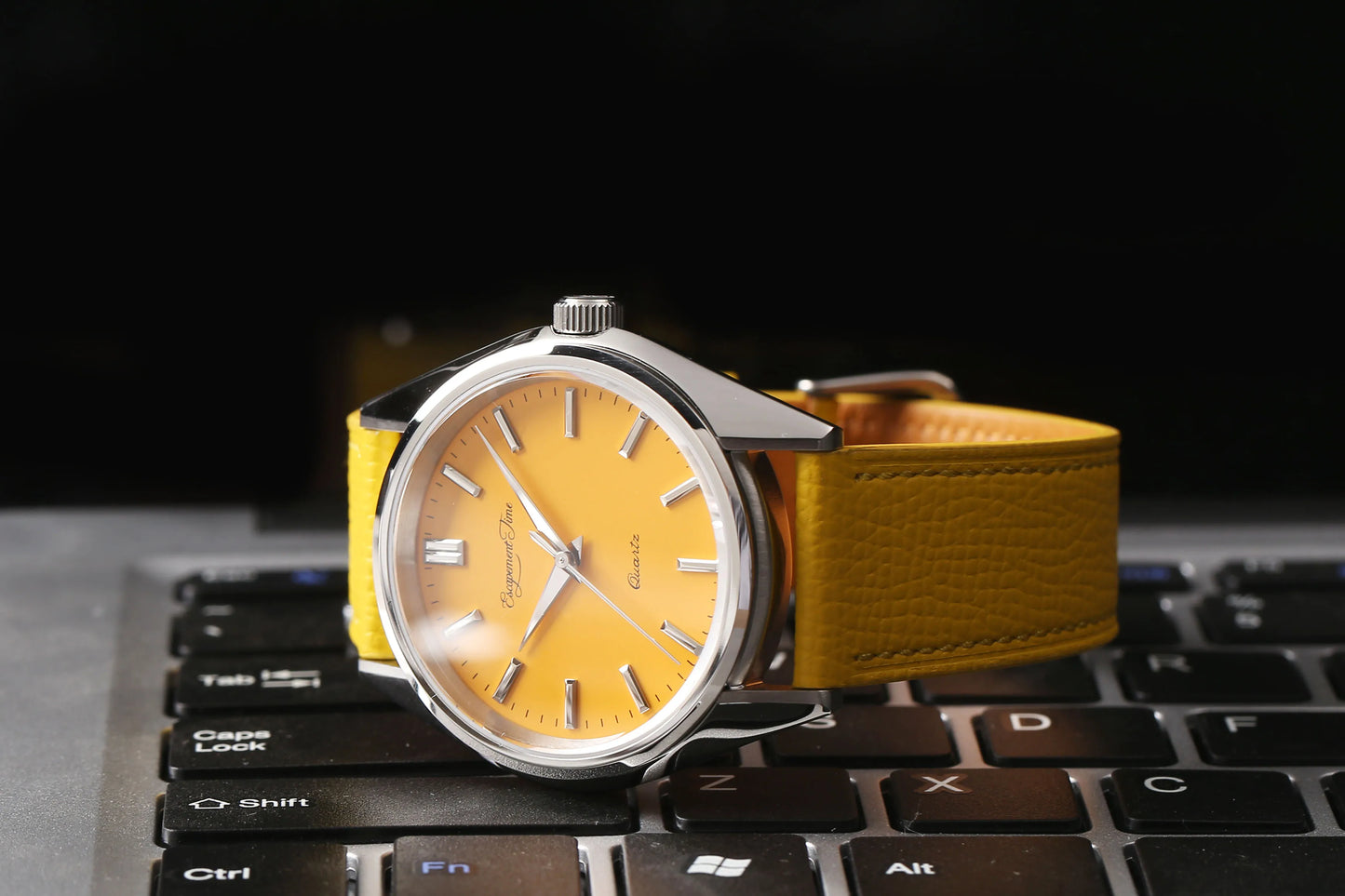 Escapement Time Quartz Watch 40mm Case VH31 Heat Treatment Hand