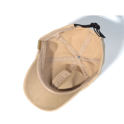 Casquette de baseball à visière courte en coton pour homme et femme, casquette « dad hat » vintage souple, style trucker ajustable, casquettes à profil bas