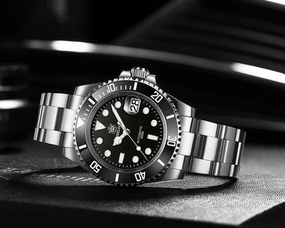 SD1953 STEELDIVE Brand Ceramic Bezel 41mm Steeldive 30ATM Water Resistant NH35 Automatic Mens Dive Watch  with Milled Clasp