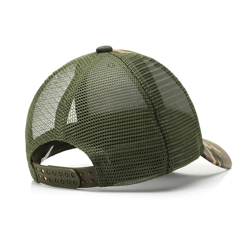 Sommer 3–10 Jahre Eltern-Kind-Set Camouflage-Mesh-Baseballkappen für Babys, Outdoor, Freizeit, Sonnenschutz, atmungsaktiv, Sonnenschutz T30