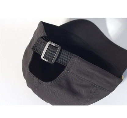 Casquette de baseball à visière courte en coton pour homme et femme, casquette « dad hat » vintage souple, style trucker ajustable, casquettes à profil bas