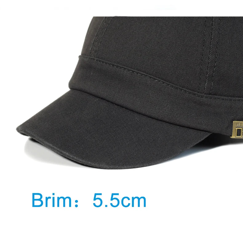 Casquette de baseball à visière courte en coton pour homme et femme, casquette « dad hat » vintage souple, style trucker ajustable, casquettes à profil bas