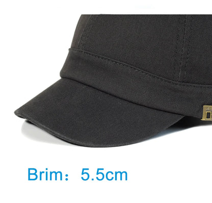 Casquette de baseball à visière courte en coton pour homme et femme, casquette « dad hat » vintage souple, style trucker ajustable, casquettes à profil bas