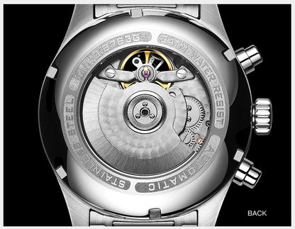 CARNIVAL Fashion Tourbillon Mechanical Watches for Man Automatic Watch Sapphire Waterproof Calendar Luminous Relogio Masculino
