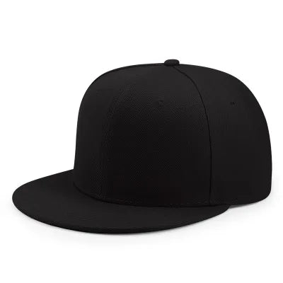 Großhandel: 40 Farben, verstellbare Snapback-Kappen mit flachem Schirm, Damen-Mode, Polyester, einfarbige Baseballmützen, Herren, Hip-Hop, unbedruckte Sportmützen